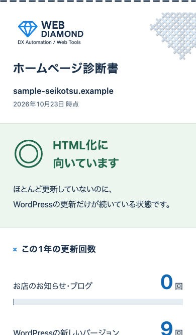 診断書の見本